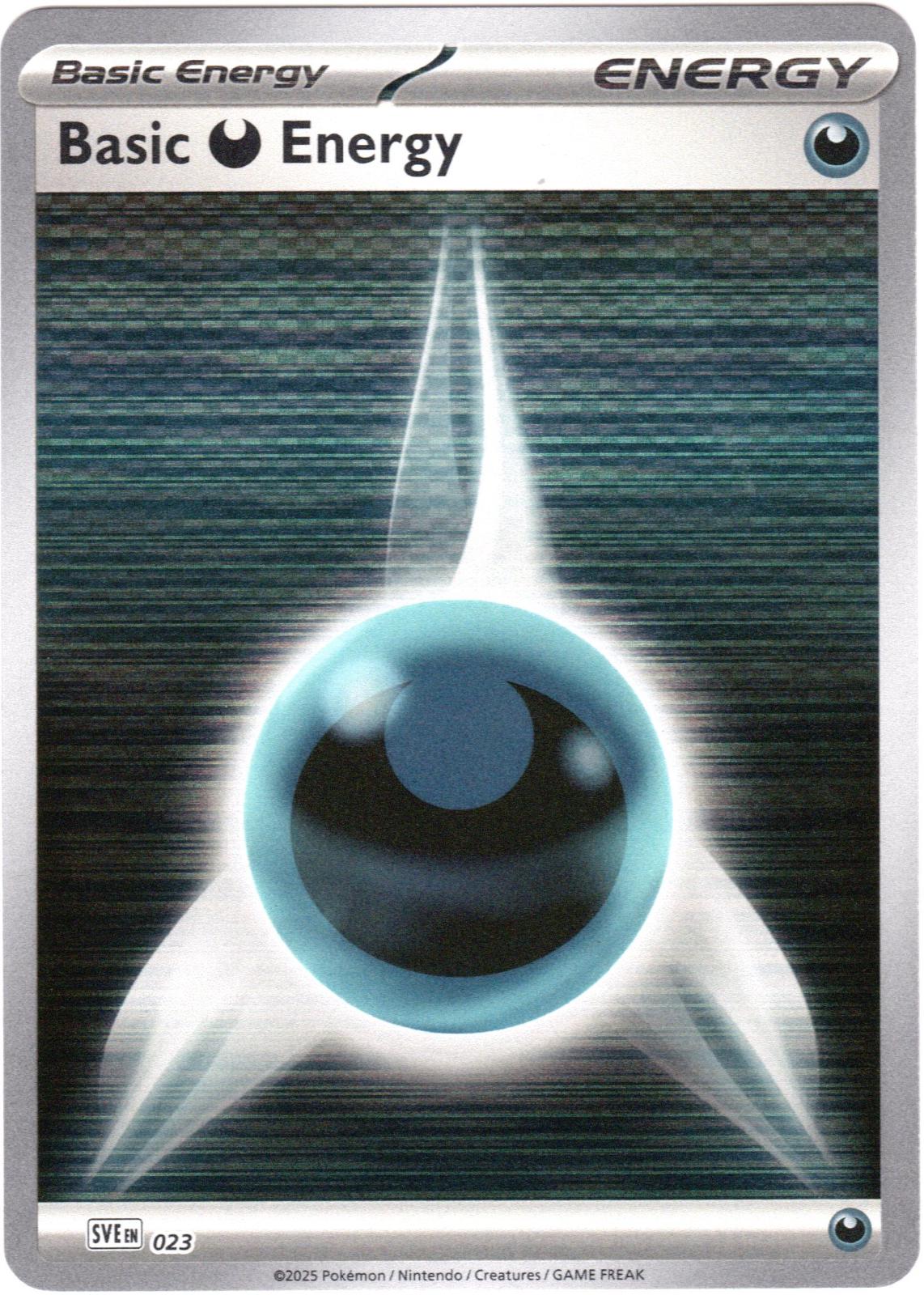 Basic Darkness Energy - 023 · Reverse Holofoil (SVE: Scarlet & Violet Energies)