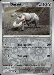 Durant 070/086 · Reverse Holofoil (White Flare)