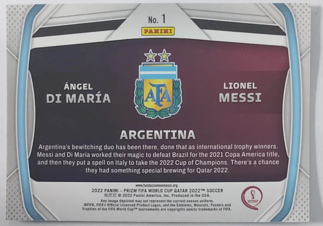 Lionel Messi and Angel Di Maria 2022 Connections