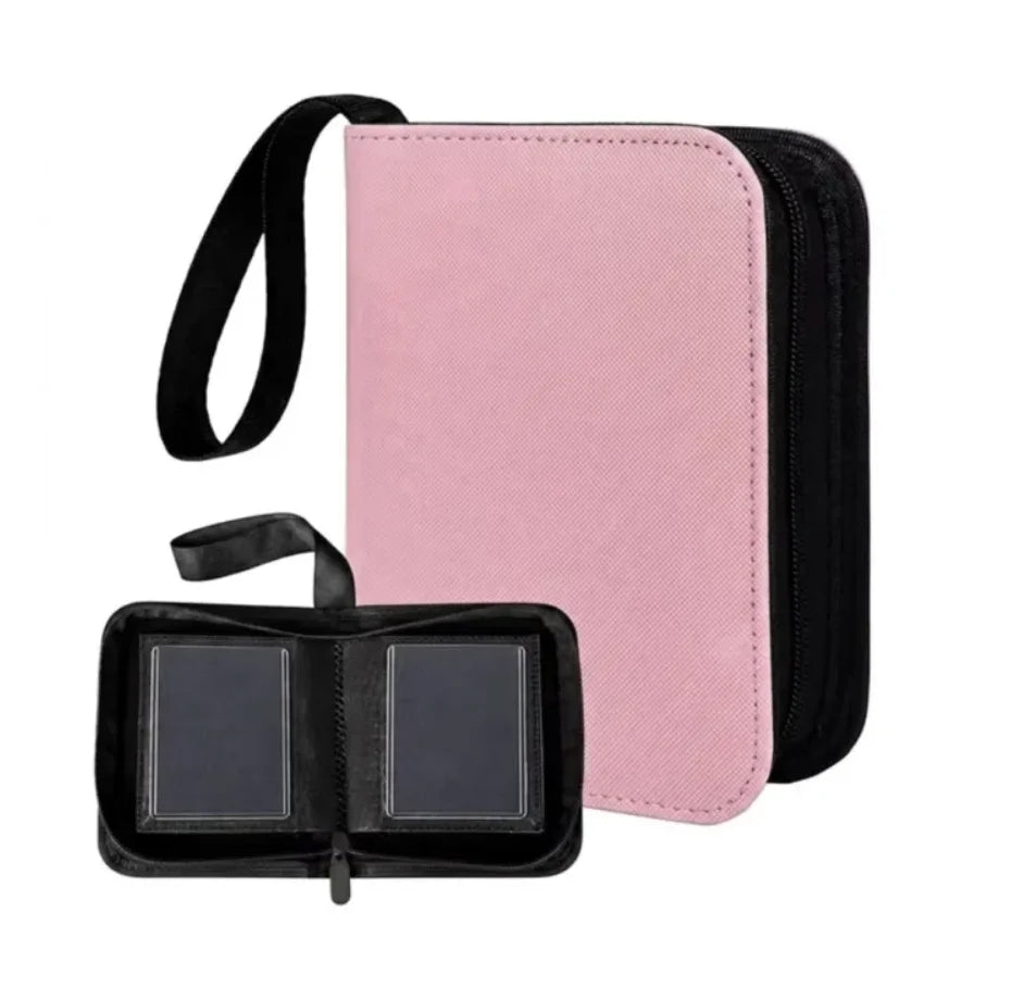 1-Pocket Toploader Binder - 40 Card Slots - PINK