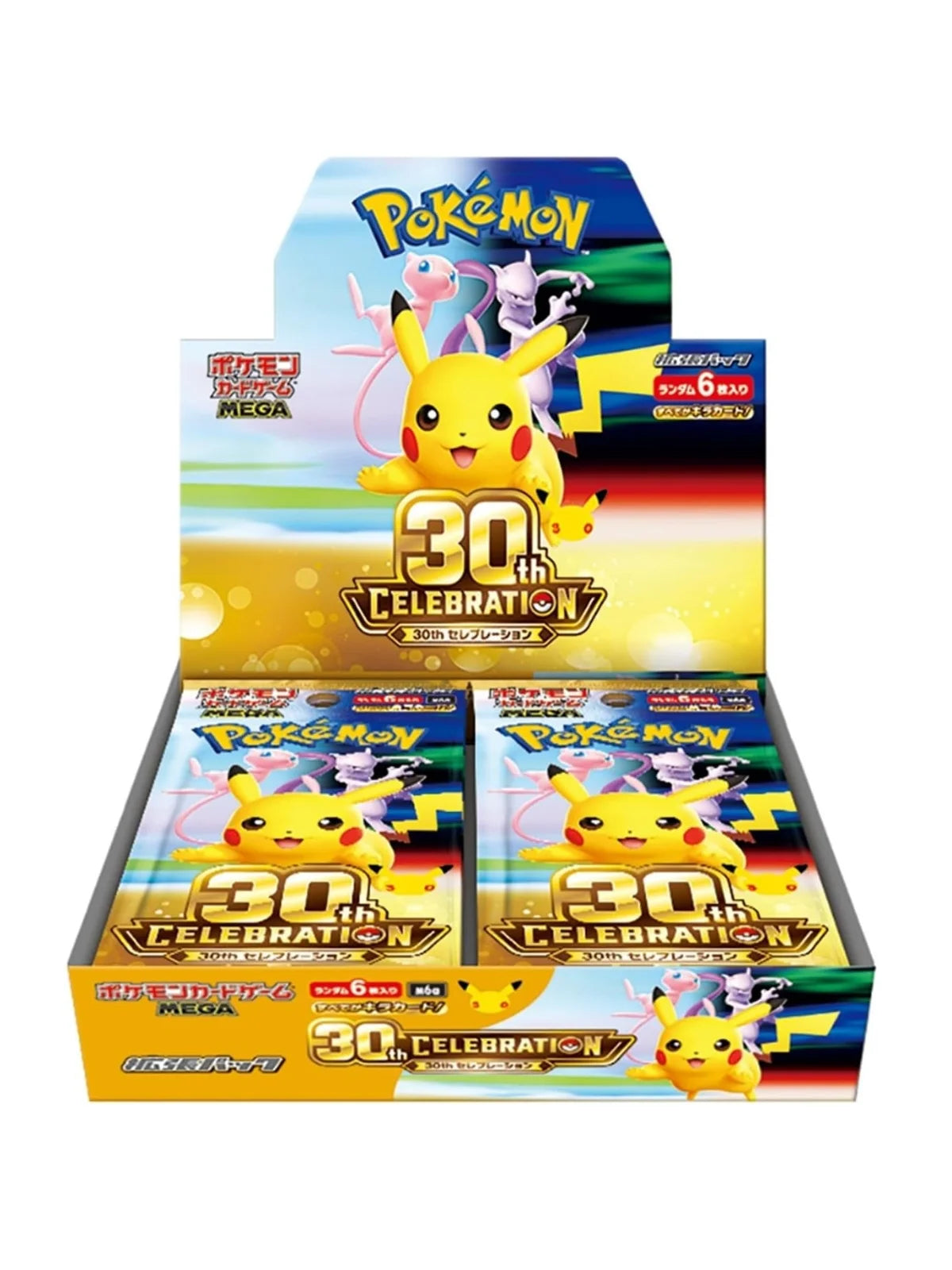 Pokémon Card Game MEGA Expansion Pack 30th Celebration Booster Pack – Japanese Edition