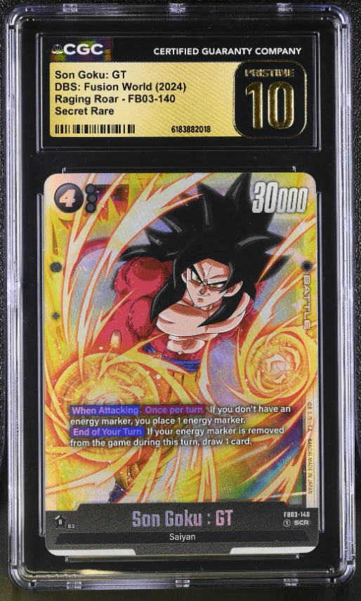 Son Goku : GT - FB03-140 (Raging Roar) — CGC 10 (Pristine)