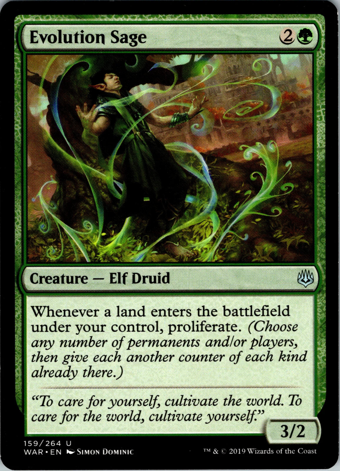 Evolution Sage 159 · Normal (War of the Spark)