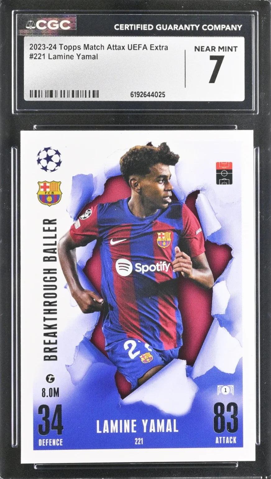 3 Cards, Barcelona, Yamal, Pedri, Gavi l, CGC grading