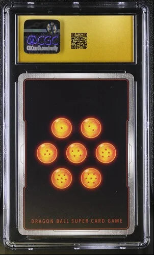 Glimpse of a Hidden Arrogance (Dragon Ball Z Dokkan Battle Alternate Art) FB02-035 (Blazing Aura Alternate Art Reprints) — CGC 10 (Pristine)