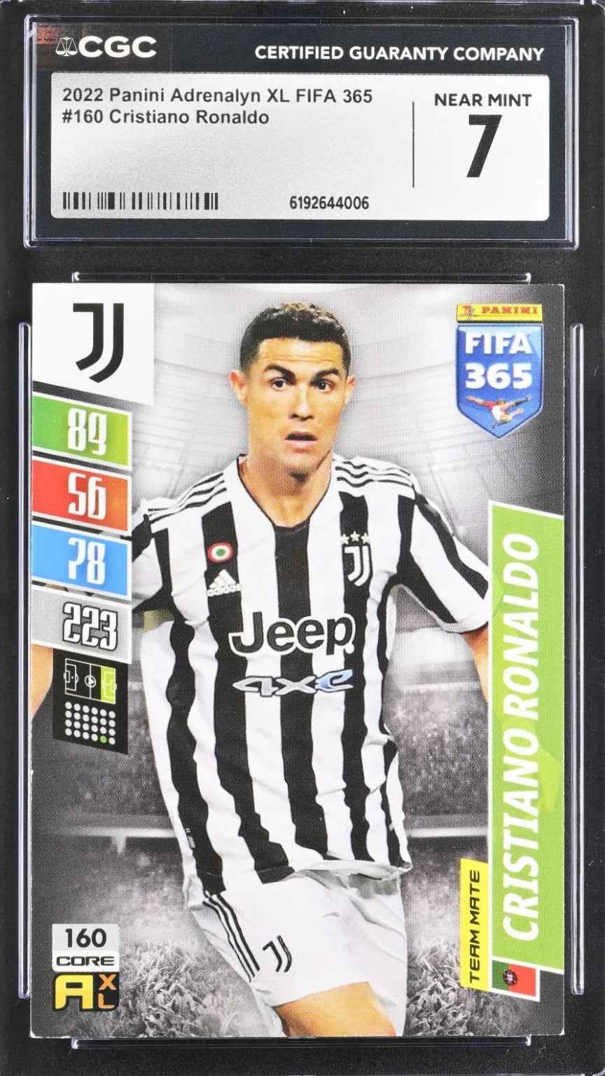 3 cards, FIFA Top Players, Panini, CGC