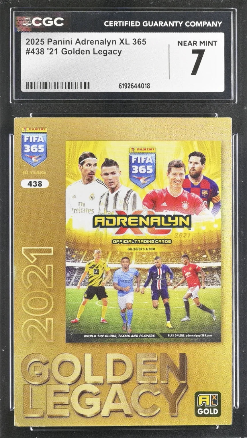 3 cards, FIFA Top Players, Panini, CGC