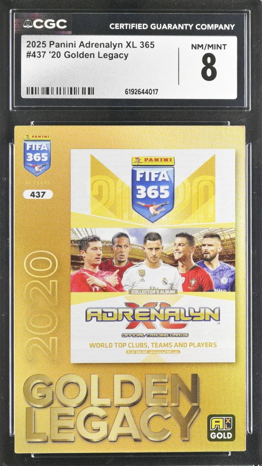 3 cards, FIFA Top Players, Panini, CGC