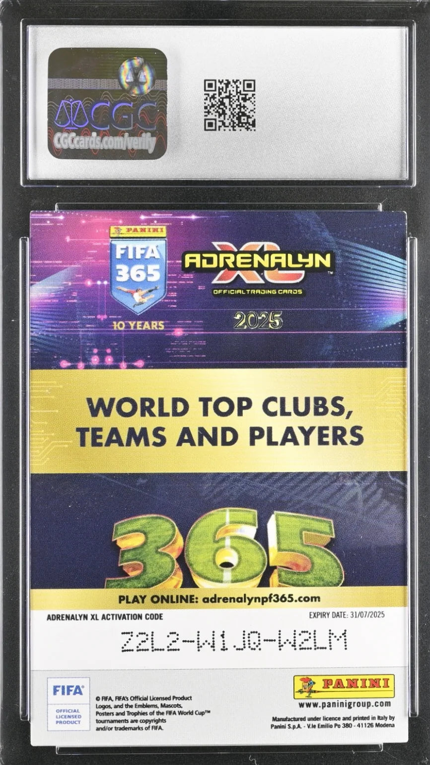 3 cards, FIFA Top Players, Panini, CGC