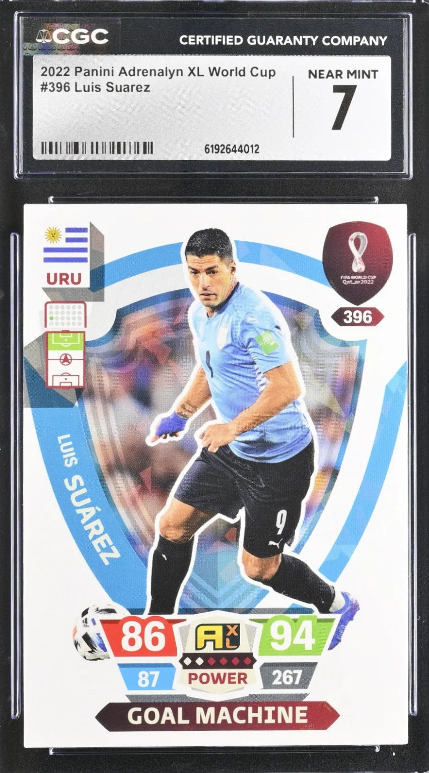 2 cards, Neymar, Suarez, CGC 7 6.5