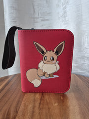 Eevee Binder Art - Red | 1-Pocket | Toploader Binder