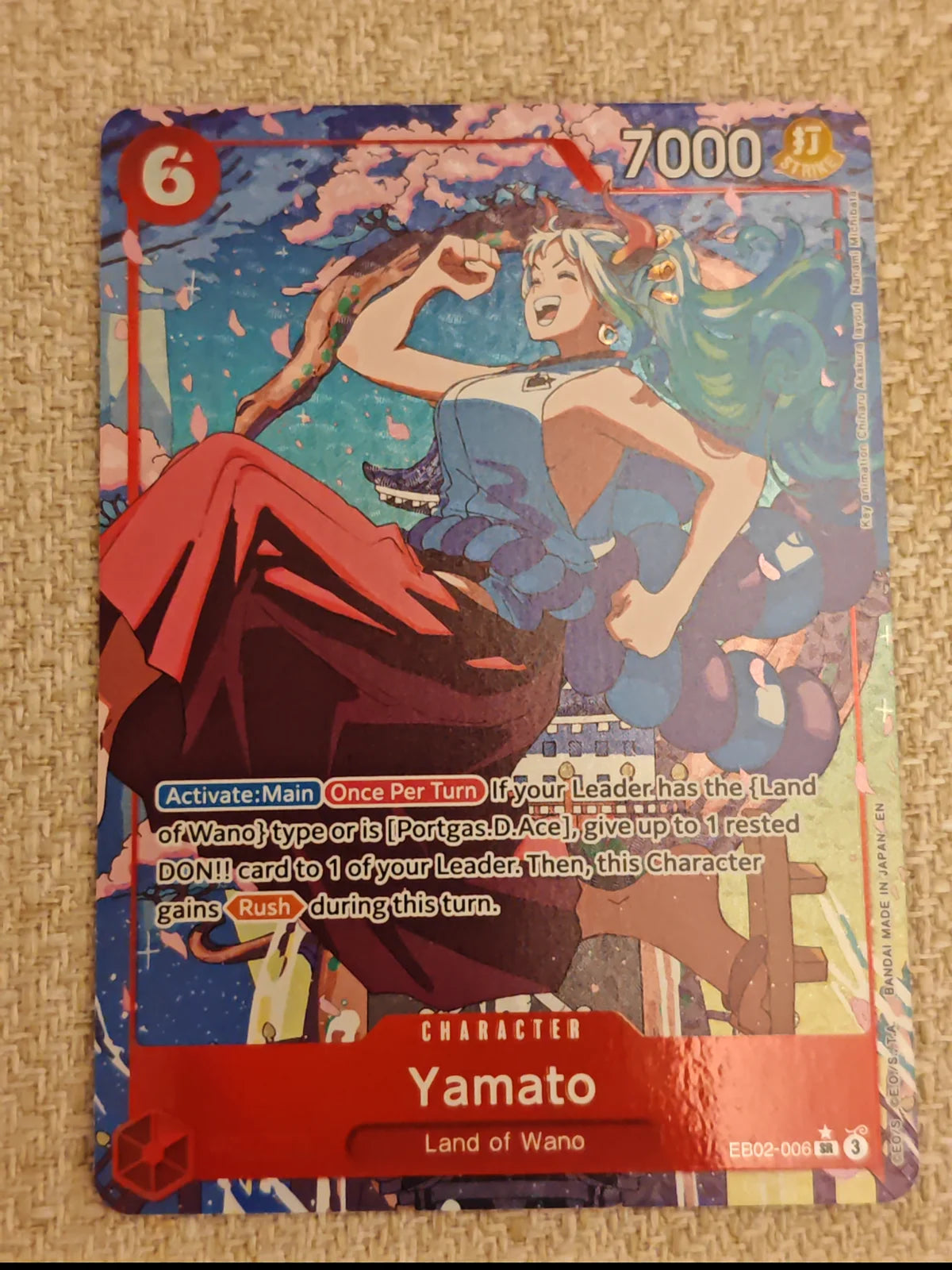 Yamato (Alternate Art) EB02-006 (Extra Booster: Anime 25th Collection)