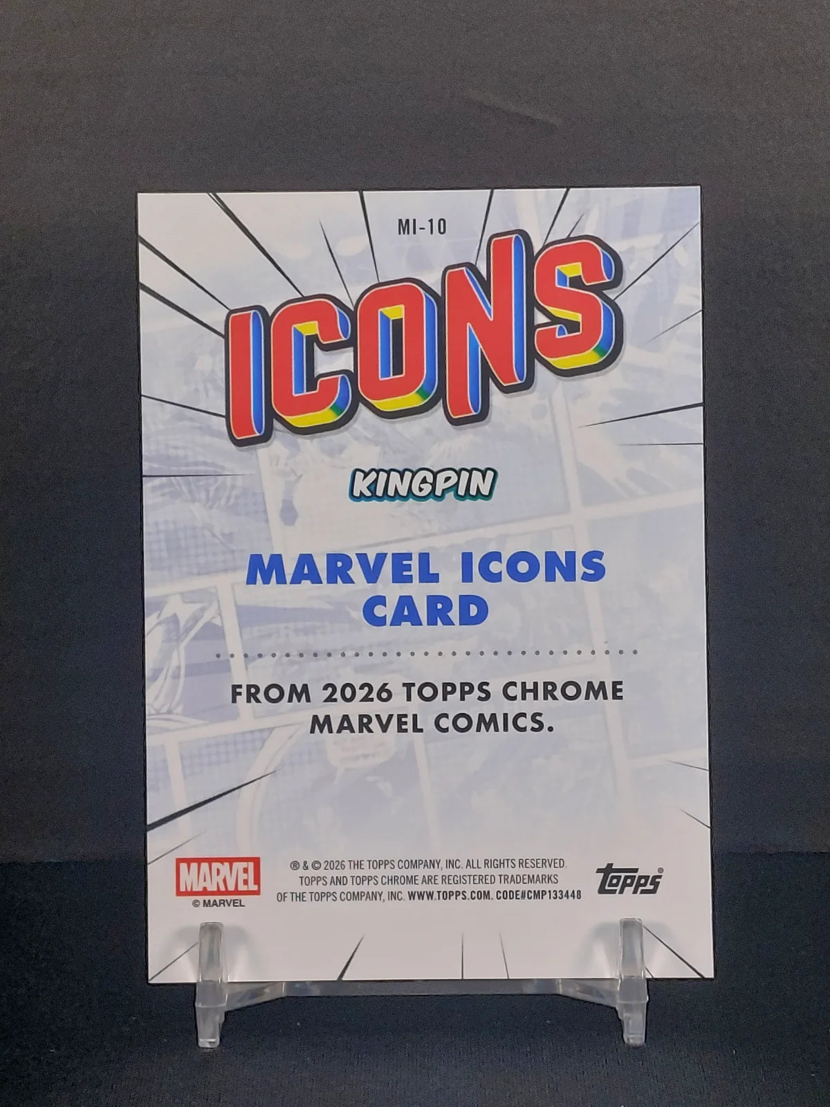 KINGPIN #MI-10 - 2026 Topps Chrome Marvel Icons