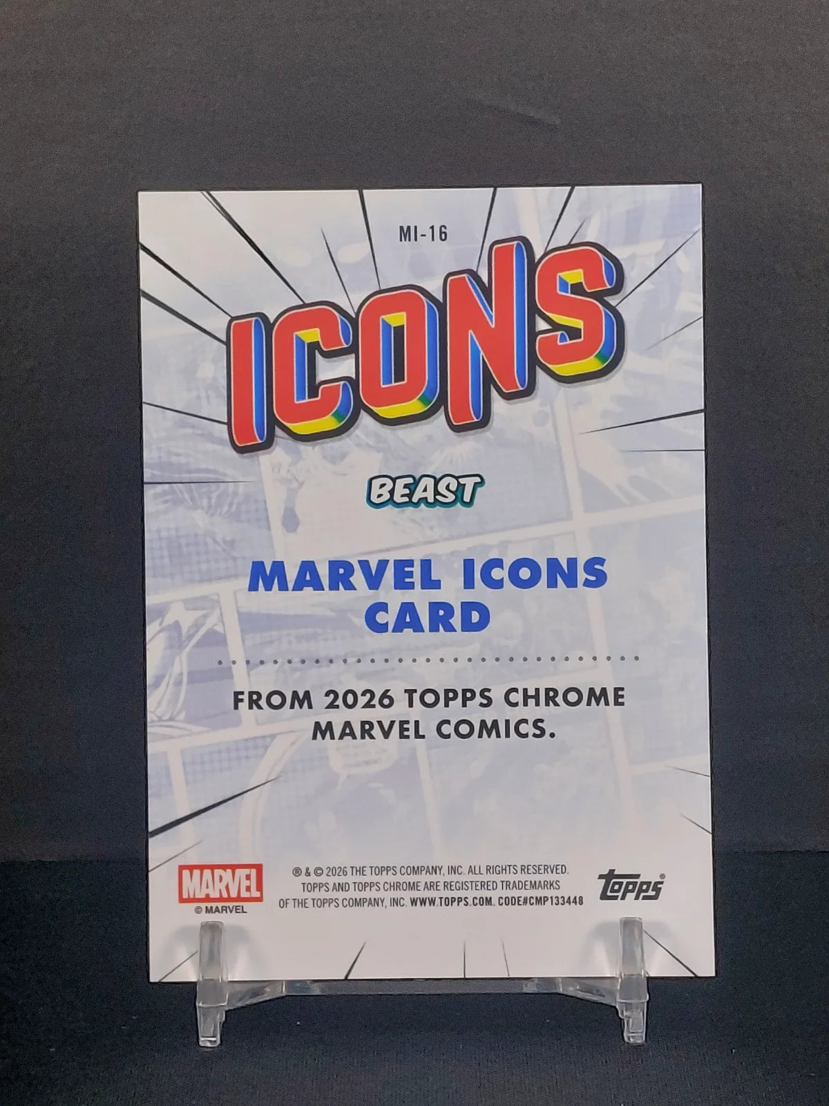 BEAST #MI-16 - 2026 Topps Chrome Marvel Icons