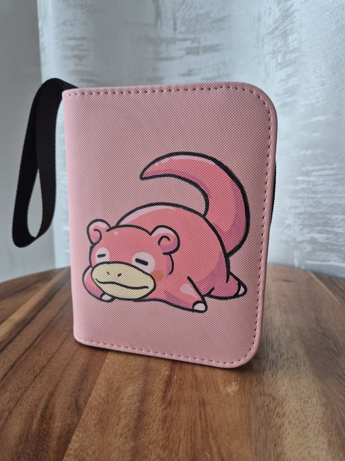 Slowpoke Binder Art  - Pink | 1-Pocket | Toploader Binder