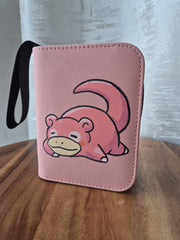 Slowpoke Binder Art  - Pink | 1-Pocket | Toploader Binder