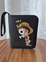 Luffy Binder Art  - Black | 1-Pocket | Toploader Binder | 40 Slots
