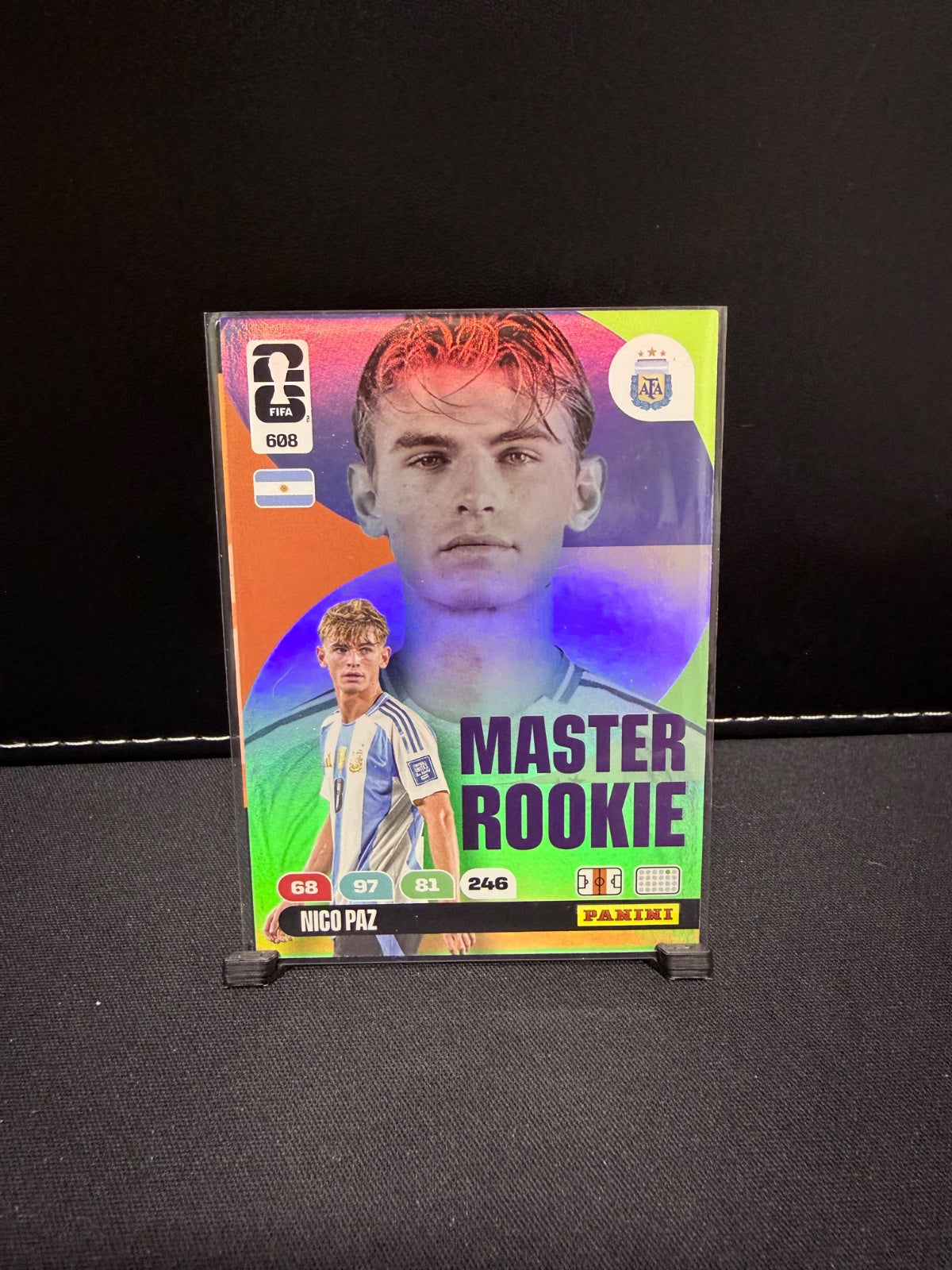 Adrenalyn XL World Cup 2026 #608 Nico Paz Argentina – Master Rookies