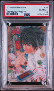 Death Note - L - Wafer - PSA 10