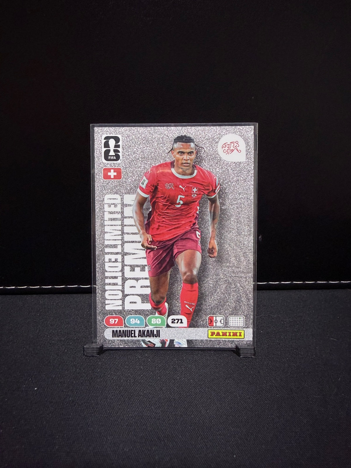 Adrenalyn XL World Cup 2026 LE-PR11 Manuel Akanji Switzerland – Premium LE