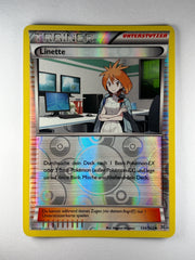 Linette 134/162 Turbo Start Reverse Holo German NM Pokemon