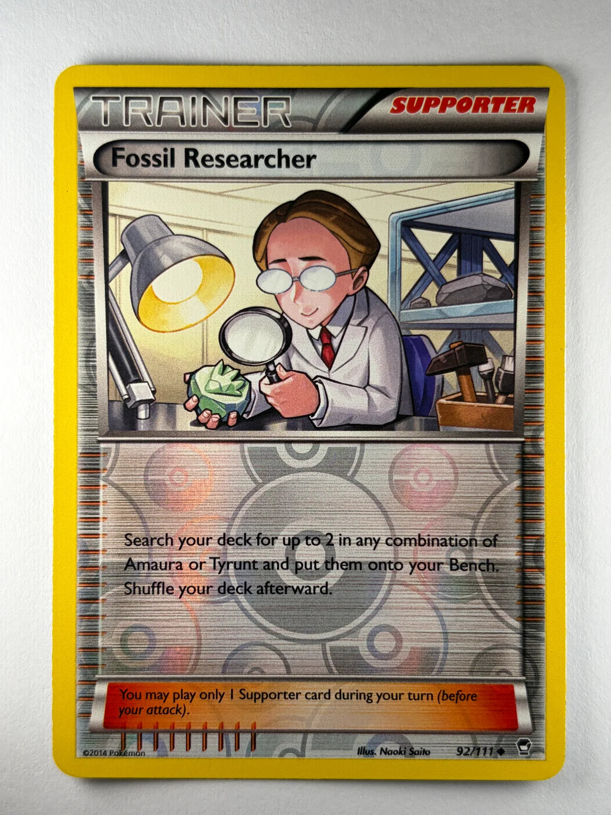 Fossil Researcher 92/111 Reverse Holo