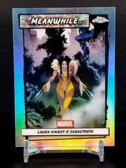 MEANWHILE - LAURA KINNEY IS SABRETOOTH #MW16 - 2026 Topps Chrome Marvel