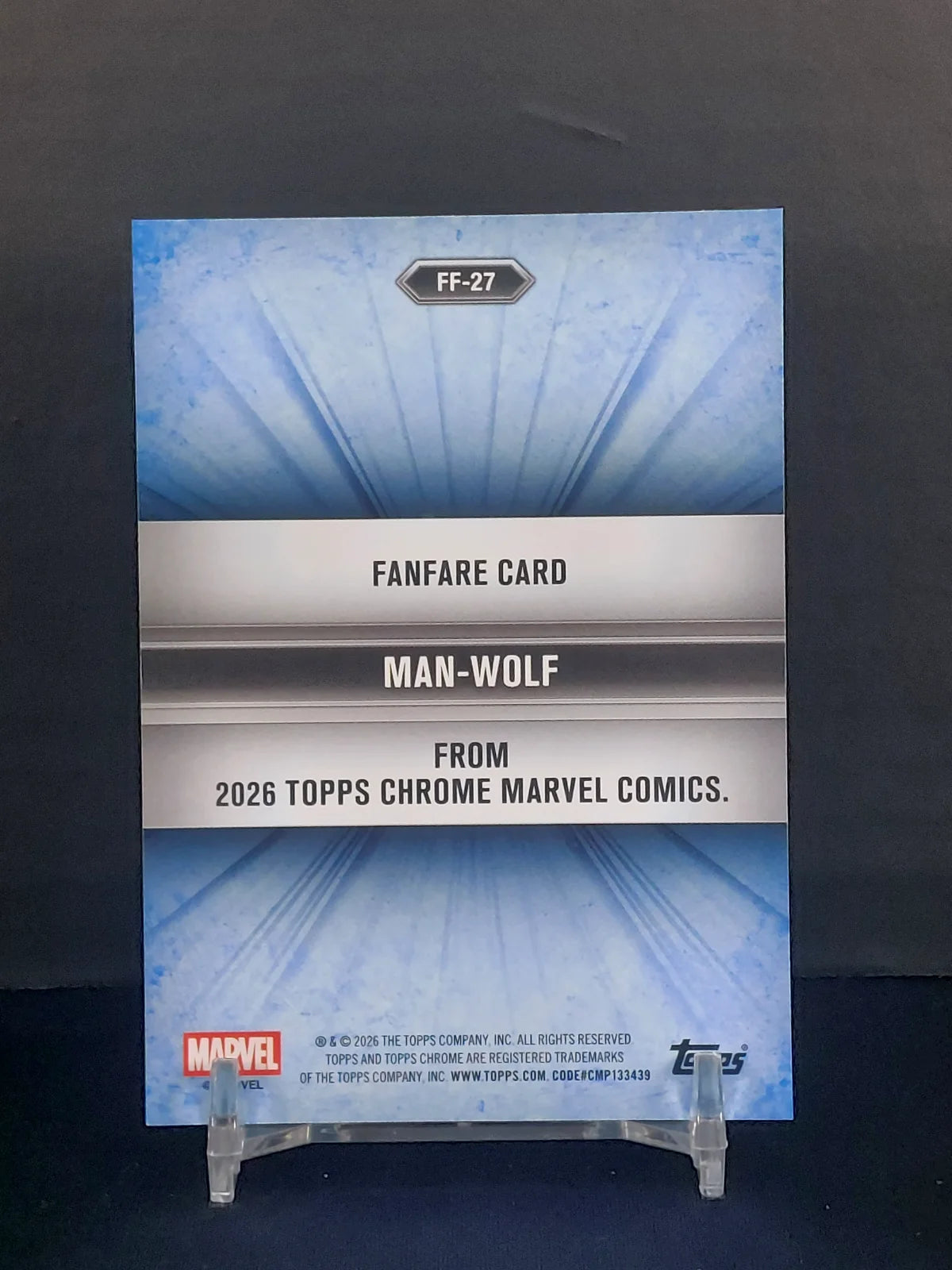 MAN-WOLF - FANFARE CARD #FF27 - 2026 Topps Chrome Marvel