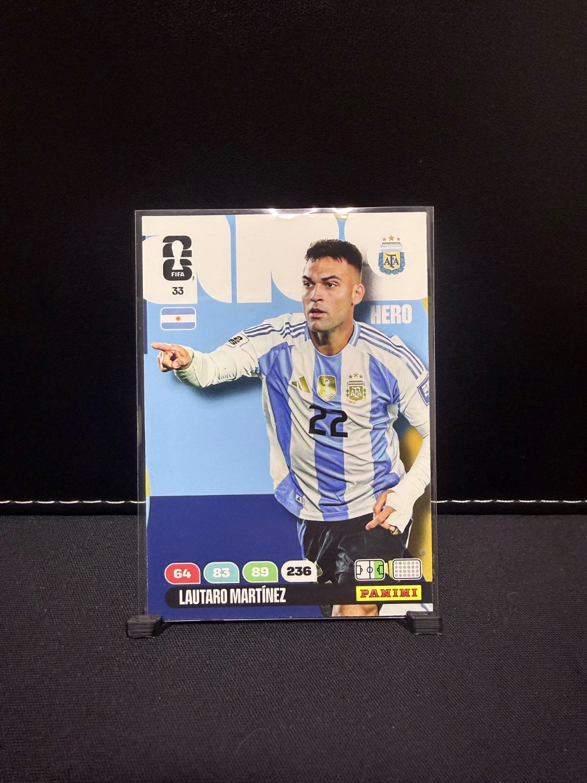 Adrenalyn XL World Cup 2026 #33 Lautaro Martinez Argentina