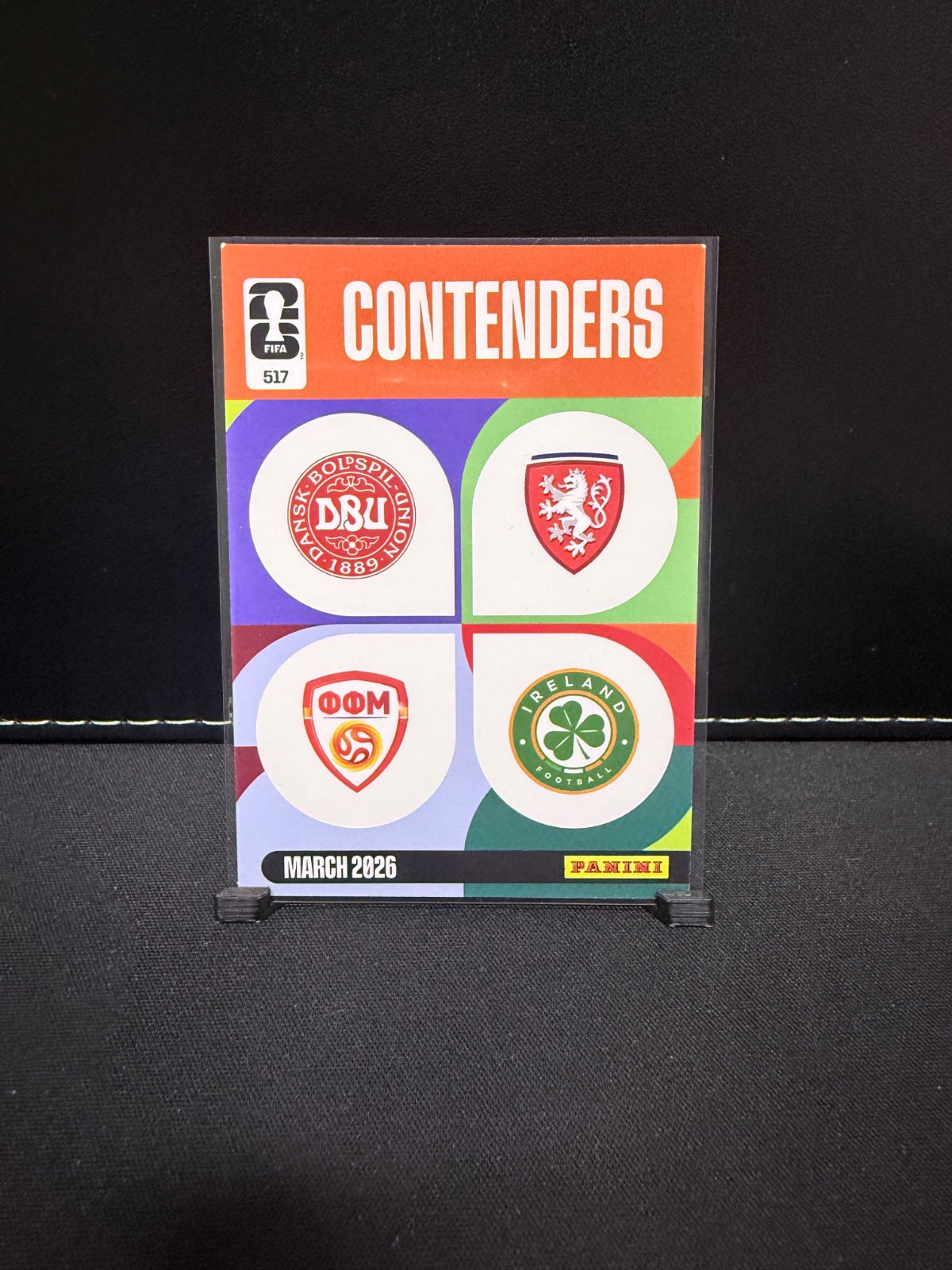 Adrenalyn XL World Cup 2026 #517 Denmark-North Macedonia