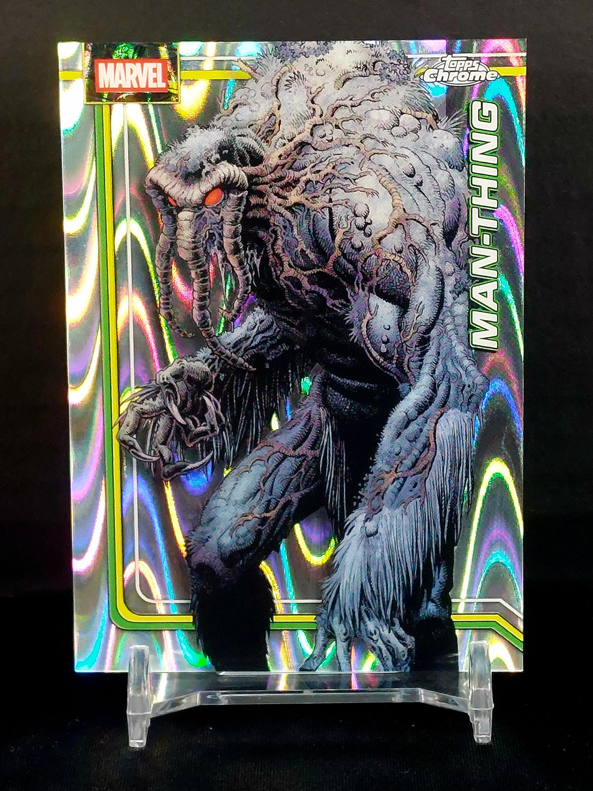 MAN-THING #075 - 2026 Topps Chrome Marvel Raywave Refractor