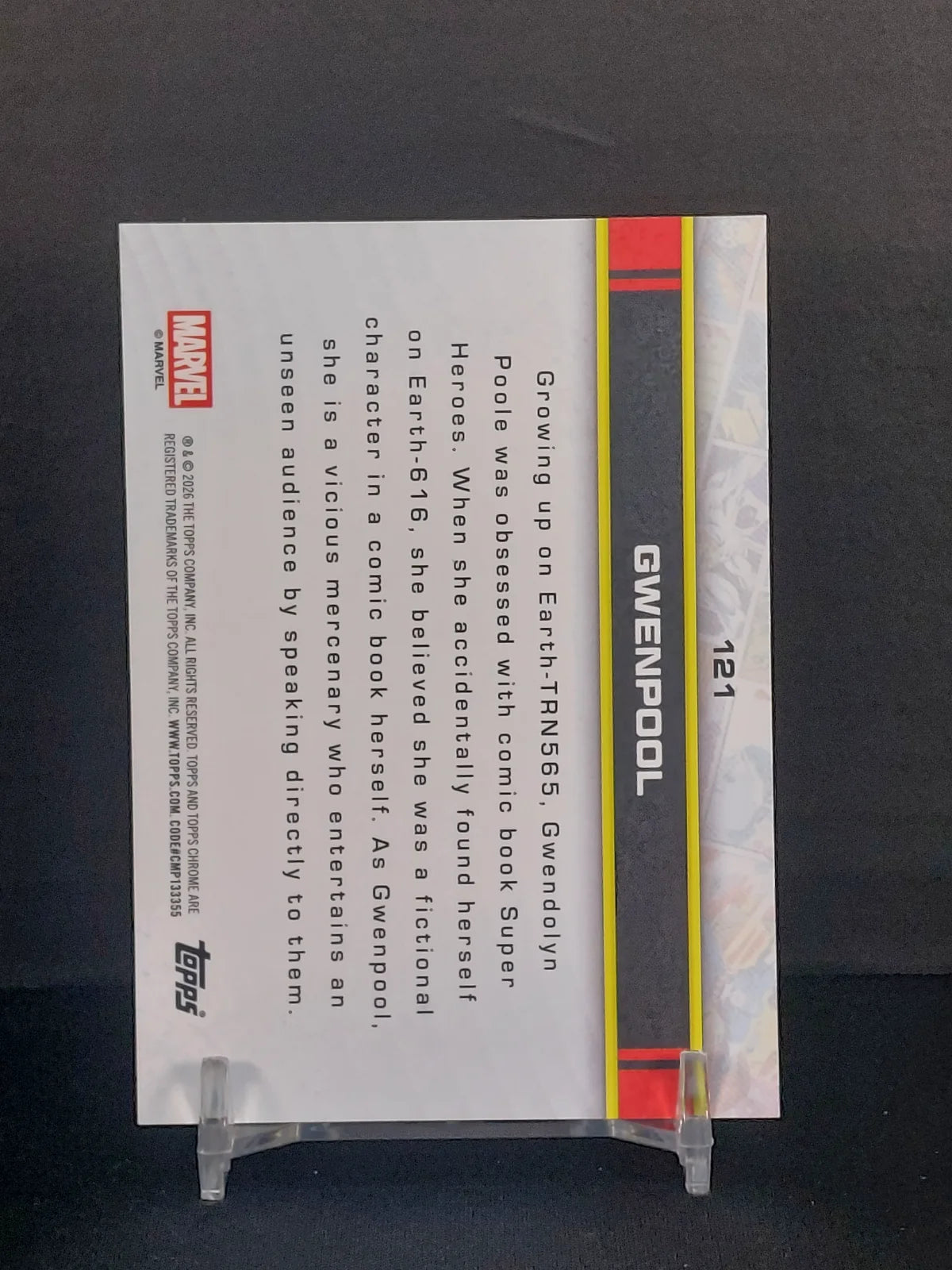 GWENPOOL #121 - 2026 Topps Chrome Marvel Raywave Refractor