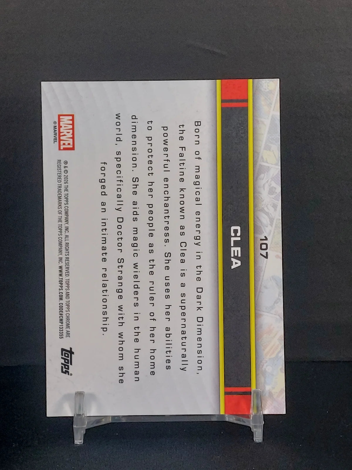 CLEA #107 - 2026 Topps Chrome Marvel Raywave Refractor