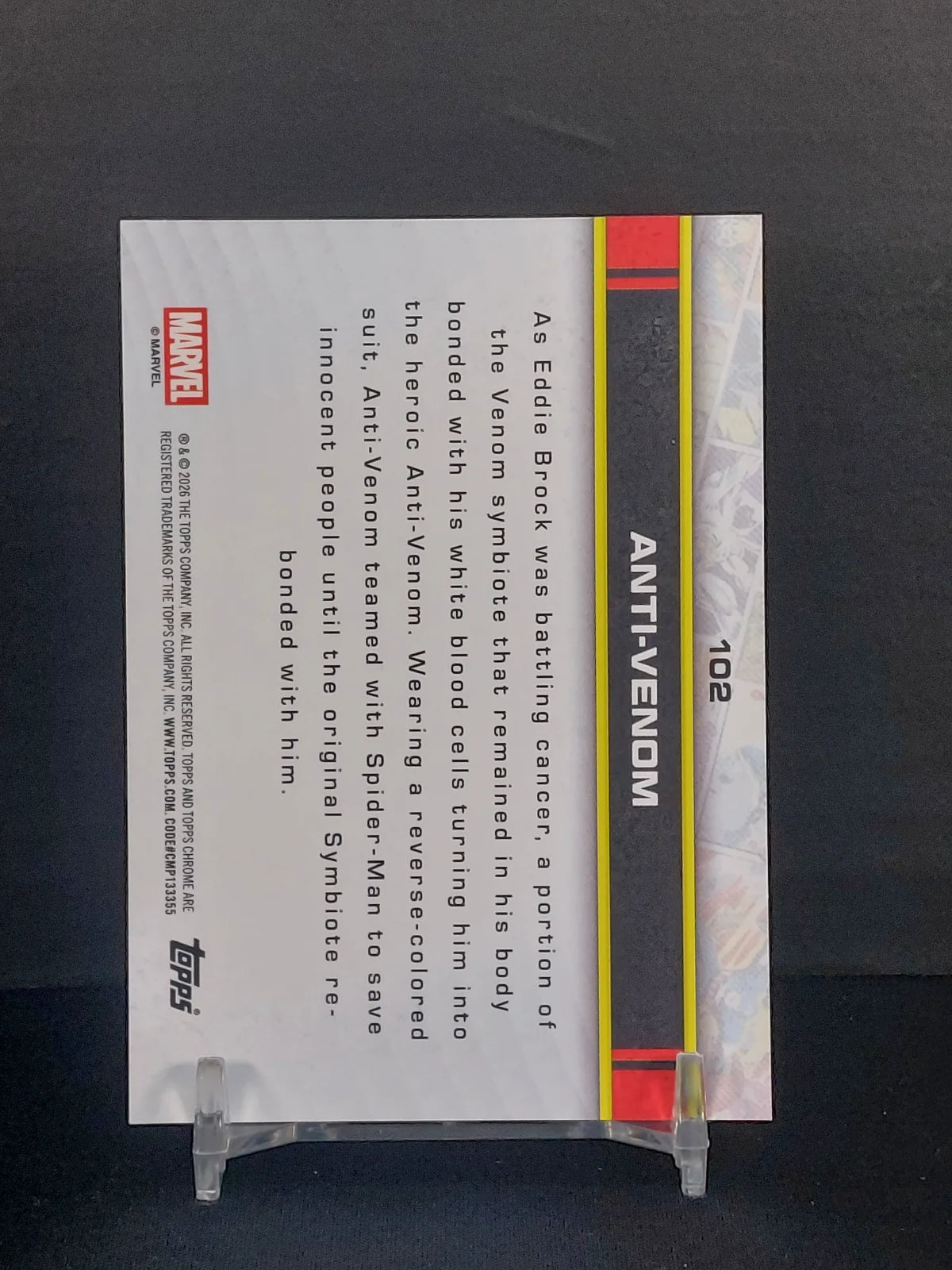 ANTI-VENOM #102 - 2026 Topps Chrome Marvel Raywave Refractor