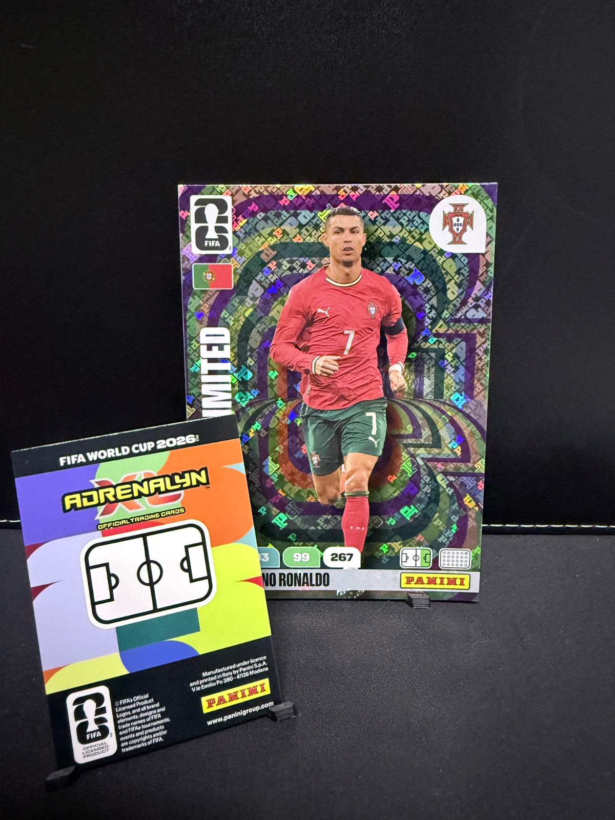 Panini Adrenalyn XL FWC 2026 XXL Limited Cristiano Ronaldo Hologram
