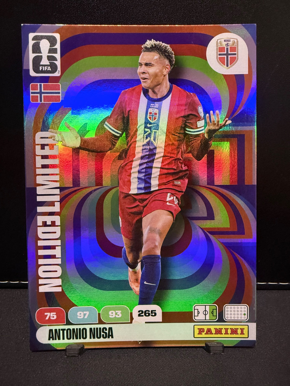 Panini Adrenalyn XL FIFA World Cup 2026 XXL Limited Edition Antonio Nusa