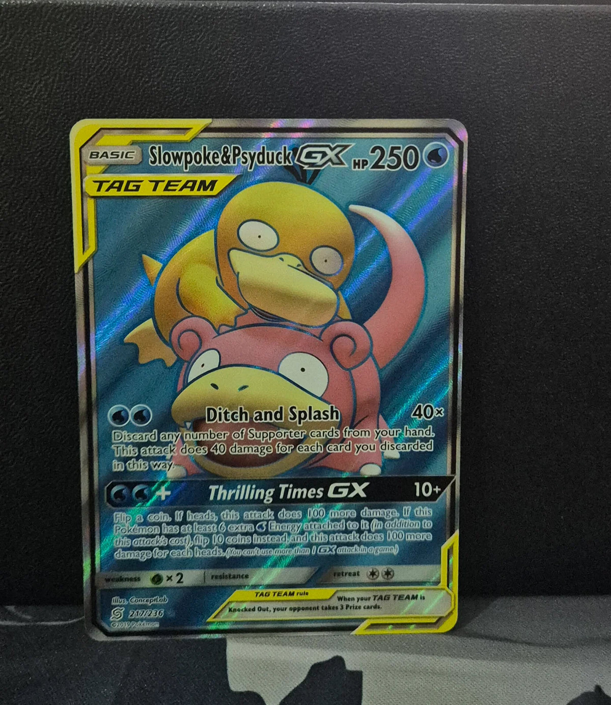 Slowpoke & Psyduck GX (Full Art) 217/236 (Unified Minds)