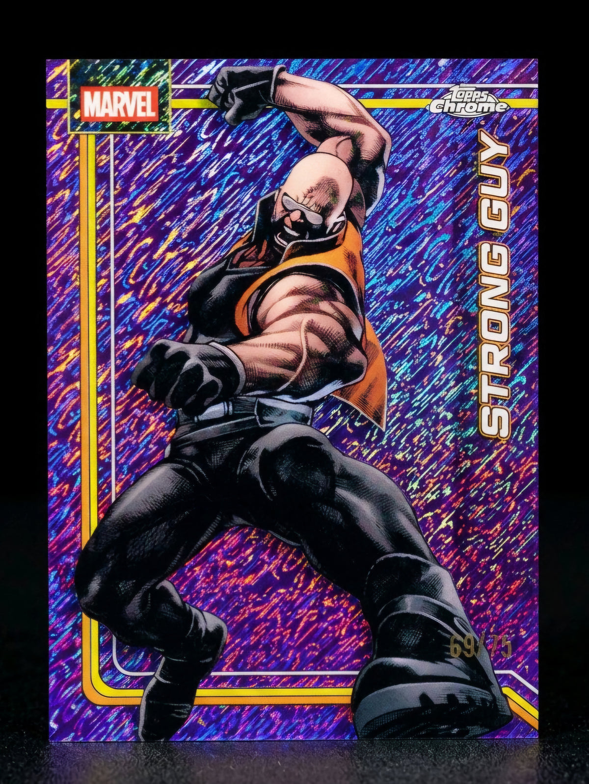 STRONG GUY #/75 #170 - 2026 Topps Chrome Marvel Purple Shimmer Refractor