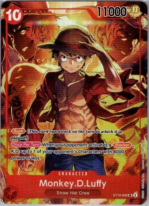 Monkey.D.Luffy (Treasure Booster Set) ST10-006 SEALED