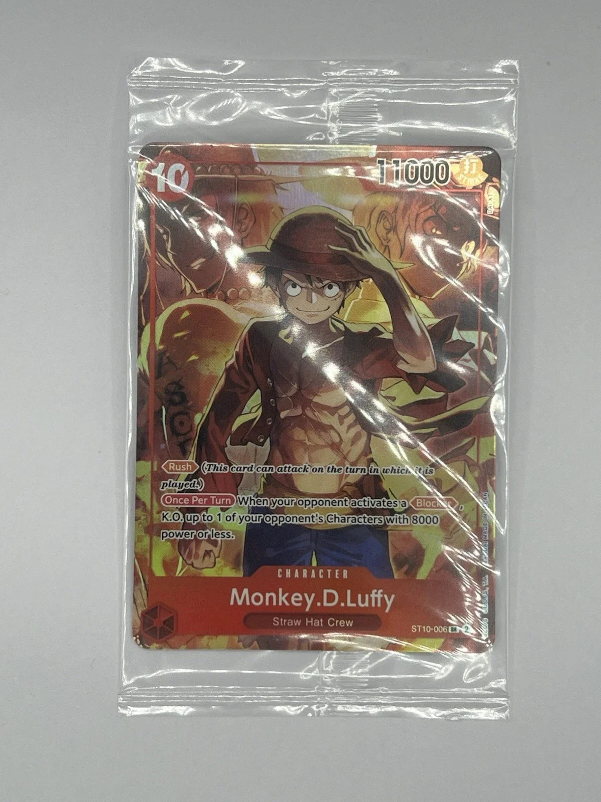 Monkey.D.Luffy (Treasure Booster Set) ST10-006 SEALED