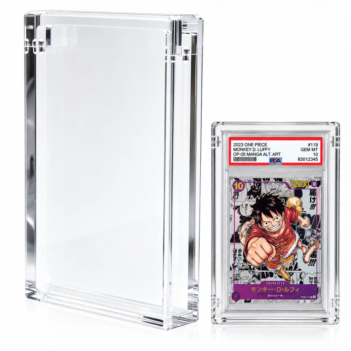 Premium Acrylic Display Case for Graded Cards – Trading Card Protector & Collector's Display