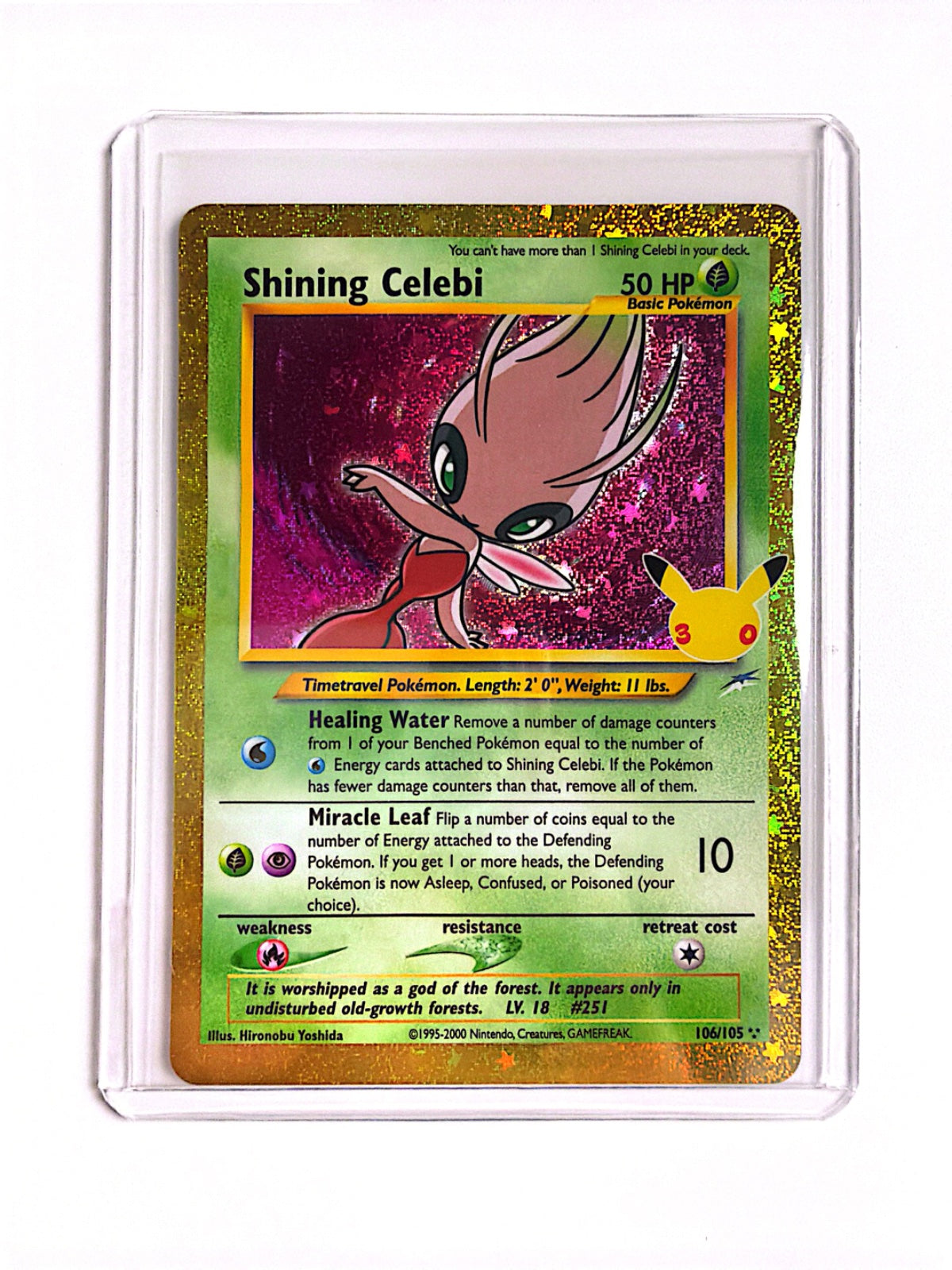 Shining Celebi - Pokemon 30th Celebration