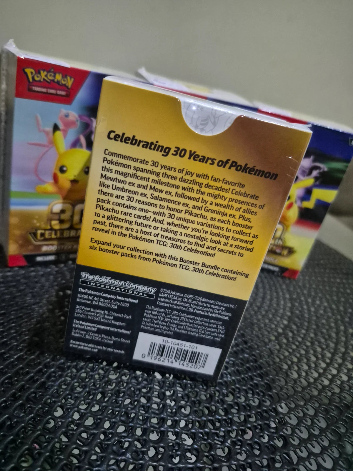 Pokemon 30th Celebration Booster bundle