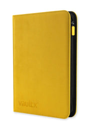 Vault X 9-Pocket Exo-Tec Zip Binder - Sunrise Yellow