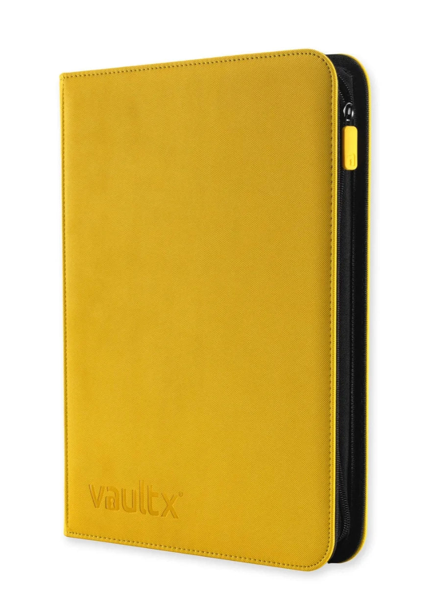 Vault X 9-Pocket Exo-Tec Zip Binder - Sunrise Yellow