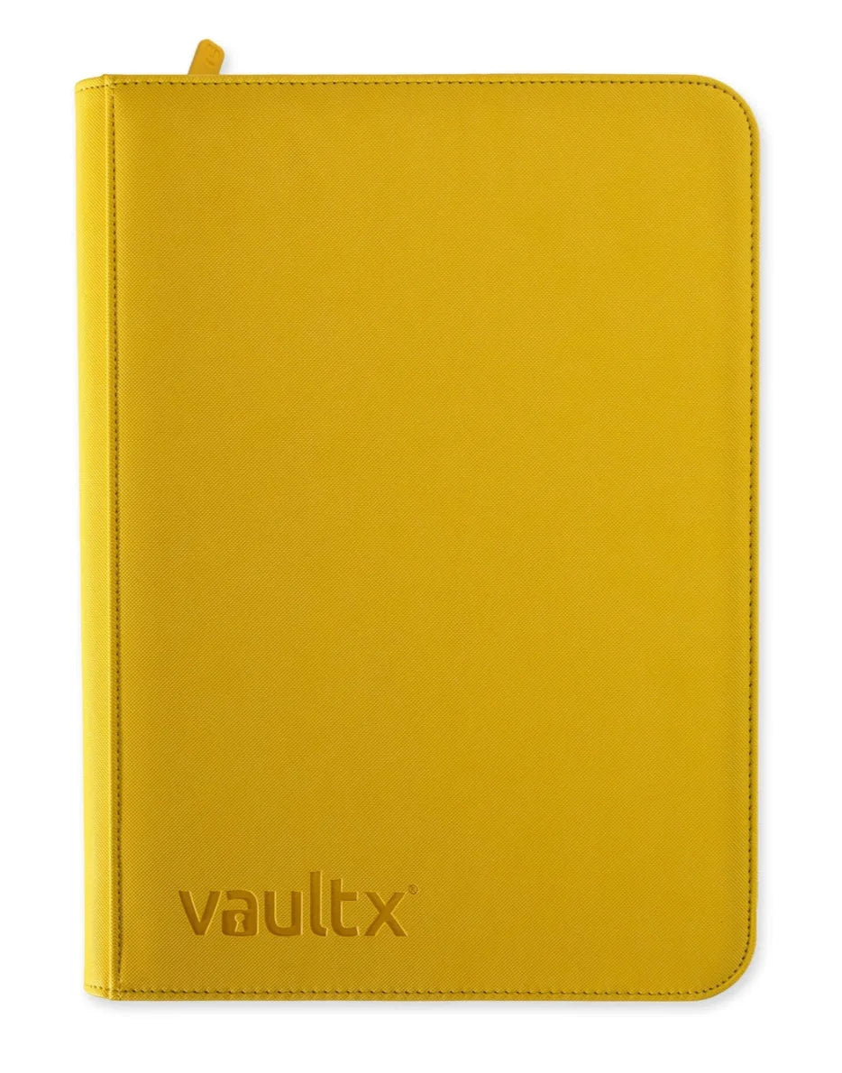 Vault X 9-Pocket Exo-Tec Zip Binder - Sunrise Yellow