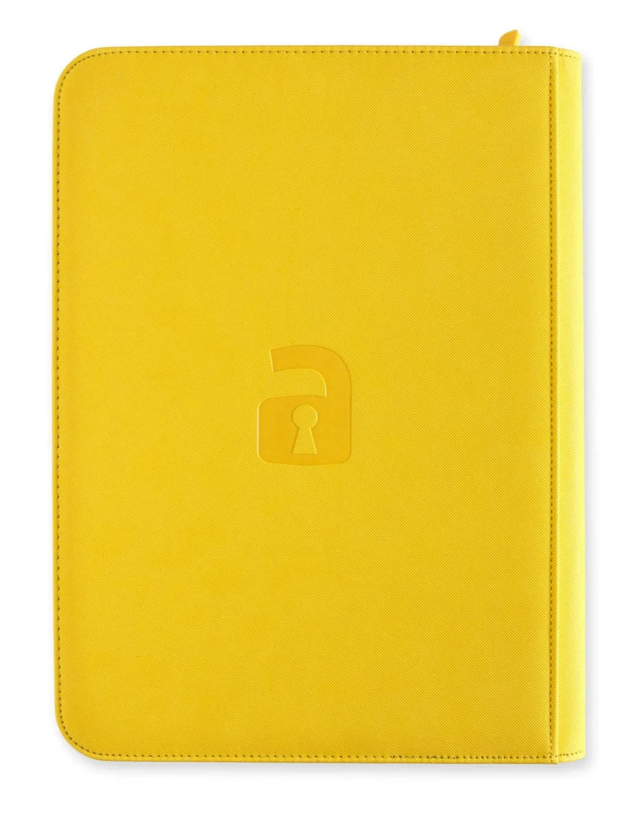 Vault X 9-Pocket Exo-Tec Zip Binder - Sunrise Yellow
