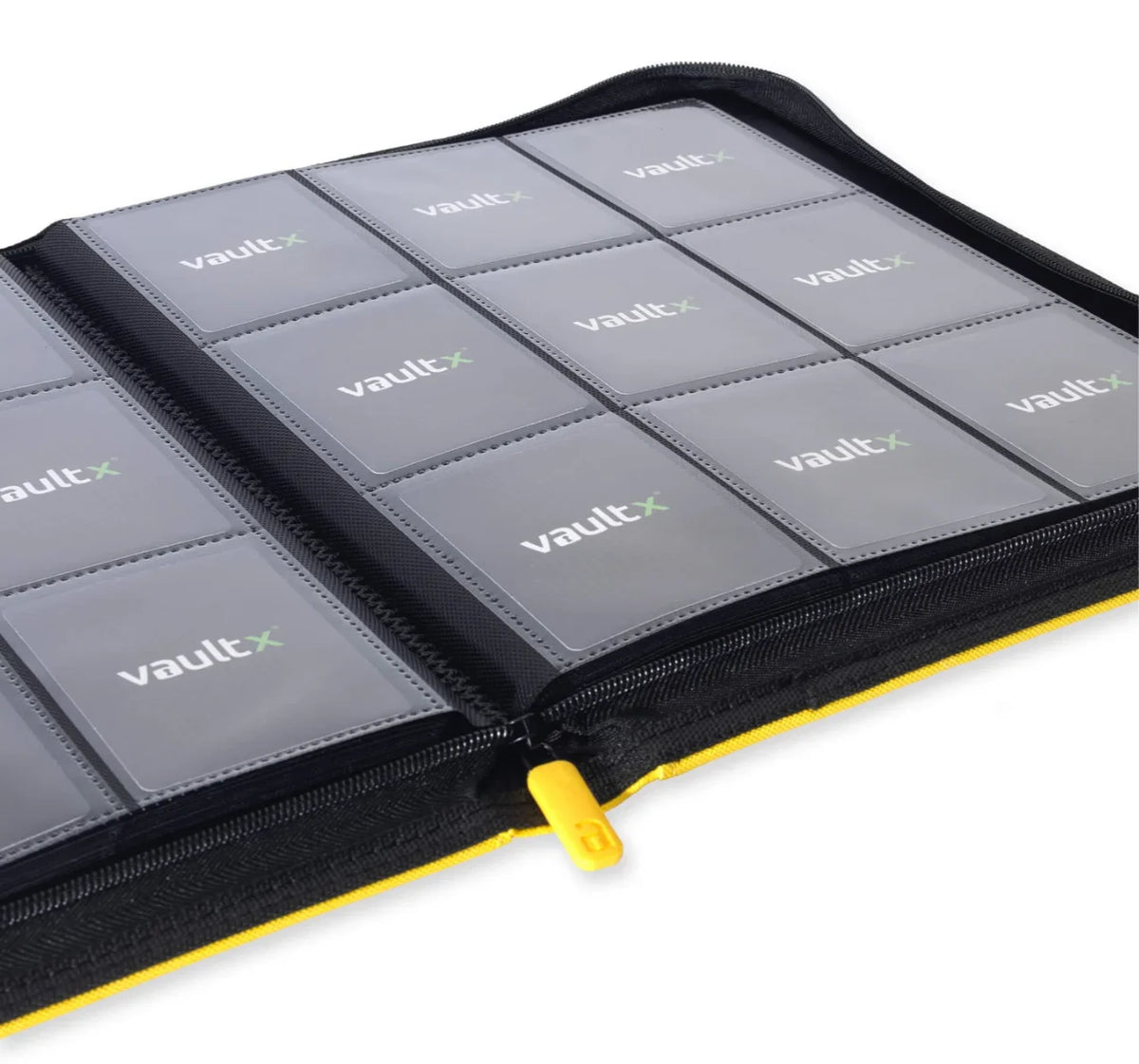 Vault X 9-Pocket Exo-Tec Zip Binder - Sunrise Yellow