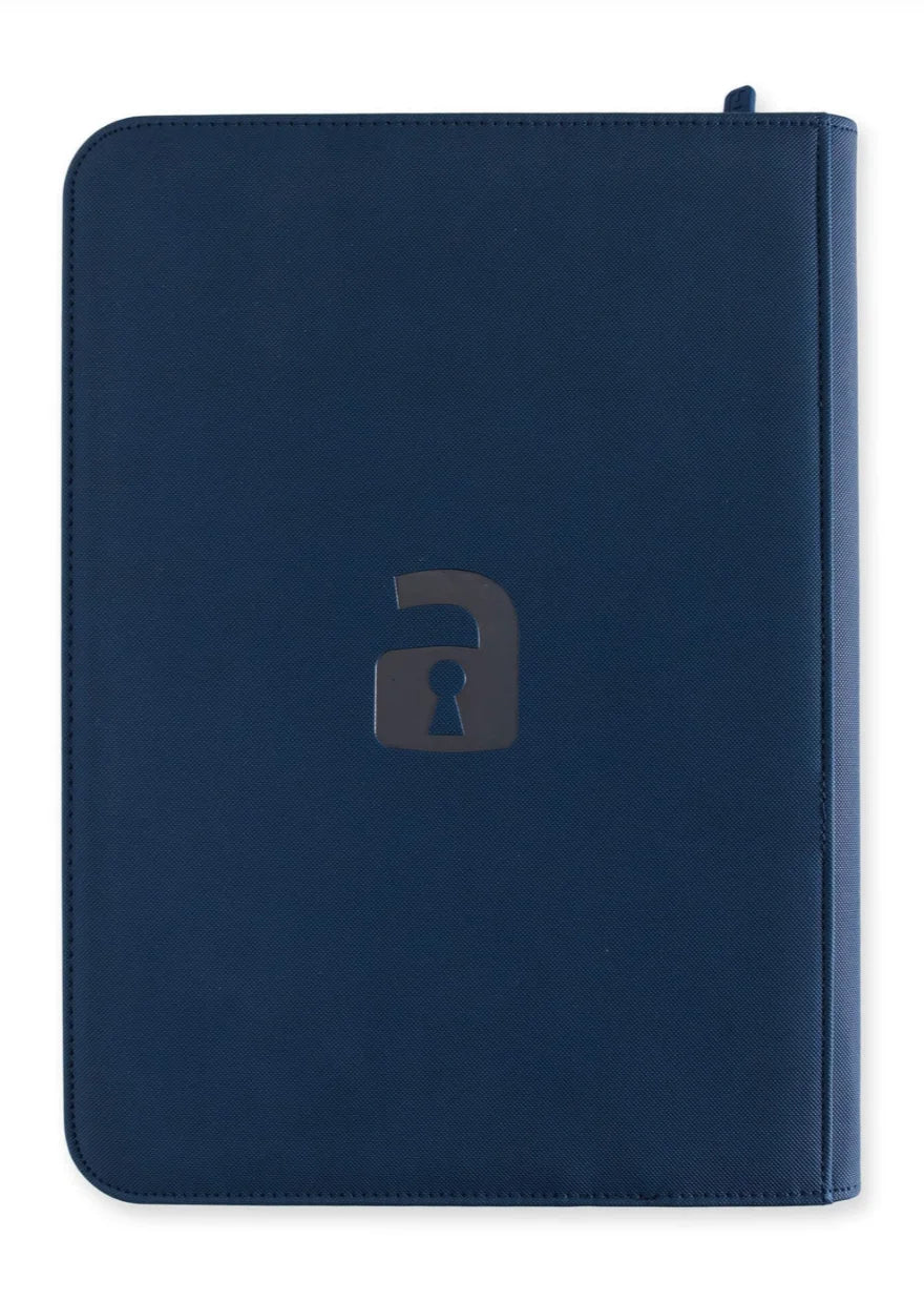 Vault X 9-Pocket Exo-Tec Zip Binder - Royal Blue