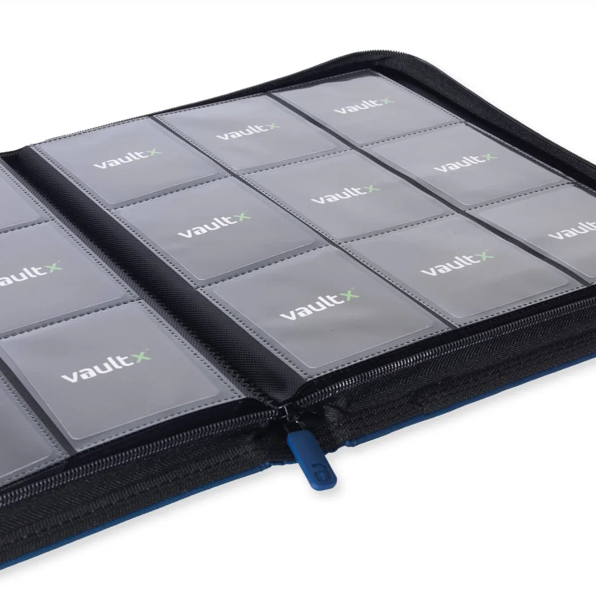 Vault X 9-Pocket Exo-Tec Zip Binder - Royal Blue